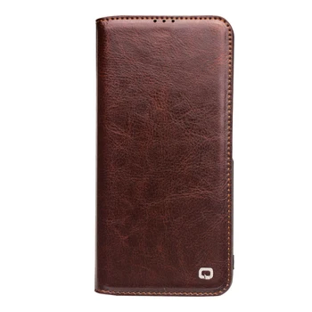 QIALINO Luksusa Genuine Leather Flip Case for Huawei Nova 5T Tīra Biznesa Segtu ar Kartes Slots Soma par Godu 20/20 Pro 6.26 collas