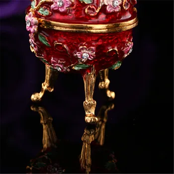 QIFU Krāsu Faberge Olu Rotaslietas, Rotaslietu Kaste Dāvana