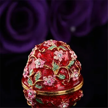 QIFU Krāsu Faberge Olu Rotaslietas, Rotaslietu Kaste Dāvana