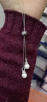 QSJIE Augstas kvalitātes SWA a pušķis mazās pērles populāras dāmas kaklarota Burvīgs modes rotaslietas