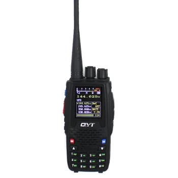 QYT Quad Joslā rokas divvirzienu radio KT-8R 4band āra domofons KT 8R UV 2 virzienu radio KT8R krāsu displejs 5W transīvers