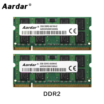 RAM DDR2 2GB 800MHz 667Mhz Datora Atmiņas brīvpiekļuves Atmiņas 800 667 Klēpjdatoru