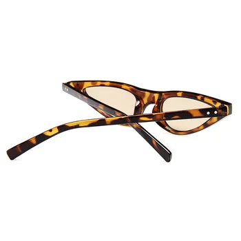 RBRARE Mini Rāmis Rīsu Nagu, Saulesbrilles Sieviešu Konfektes Krāsu Mazo Kadru Cateye Trīsstūris Vintage Saules Brilles Āra Oculos De Sol