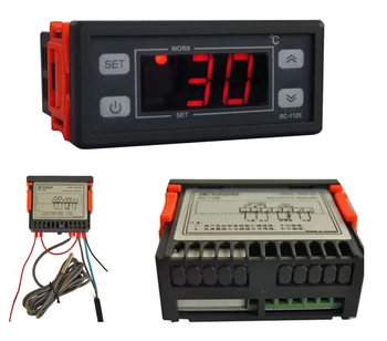 RC-112 220V/110V 10.A Ciparu LCD Termostata Regulators Temperatūras Kontrolieris