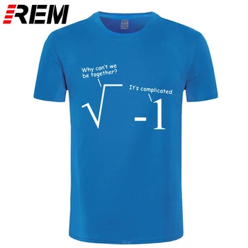 REM Vasaras Apģērbu Vīriešiem Smieklīgi, T Krekli Vīriešu Geek Matemātikas Joks Print T-Krekls, Kokvilnas, ar Īsām Piedurknēm Hip Hop Plus Lieluma Tees