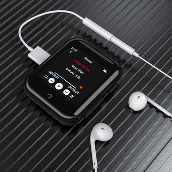 RUIZU Metāla Mini Walkman MP4 atskaņotājs skatīties Bluetooth 5.0 iebūvēts skaļrunis 8G e-grāmatu FM radio ierakstīšanas Pedometrs