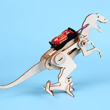 Radošo Tehnoloģiju Mazie Ražošanas Elektriskā Lien Dinozauru Bērniem Izdomāts Zinātnisks Eksperiments Iekārtas Dāvanu