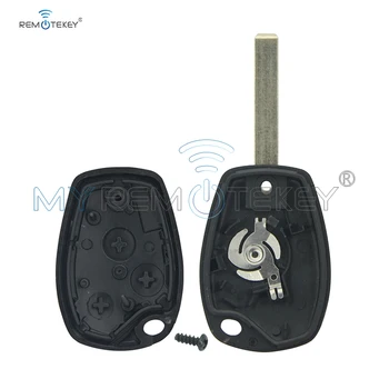 Remtekey Tālvadības auto atslēgu gadījumā, shell, 3 pogas VA6 par Renault Clio III Kangoo II Master Modus