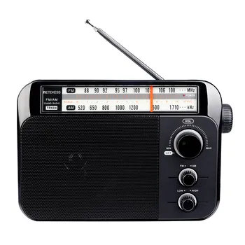 Retekess TR604 FM/AM 2Band black 2019new Portatīvie Radio AC Powered uzlādējams Uztvērējs veciem cilvēkiem vājdzirdīgiem cilvēkiem