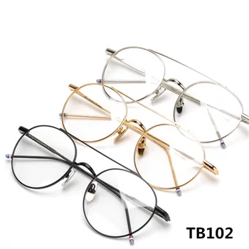 Retro Kārtu, Briļļu Rāmji Vīriešiem TB102 Tuvredzība Optisko Recepšu Brilles Sievietēm Brilles Briļļu Oculos De Grau