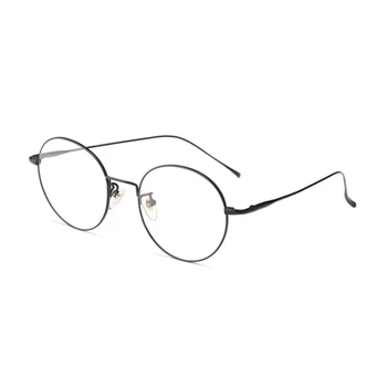 Retro Metāla Rāmja Brilles Augstas Kvalitātes Sakausējuma Kārtu Skaidrs, Lēcas, Brilles, Optikas Vīrieši Sievietes Viltus Briļļu Rāmji, Brilles + Dāvanas