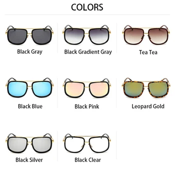 Retro Zīmola Dizainere Laukumā Saulesbrilles Vīriešiem, Sievietēm Mach Viens Metāla Rāmis Braukšanas Brilles Vasaras Vintage Saules Brilles UV400