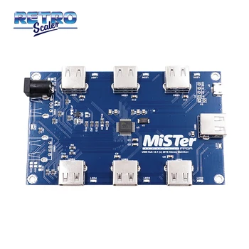 RetroScaler rokas aparāti Metināšanai MisTer USB Hub v2.1 Valde ar 7 USB Porti MisTer FPGA
