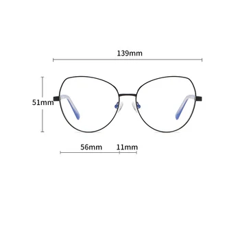 Reven Jate 3001 Anti Blue Ray Gaismas Pretbloķēšanas Pilna Loka Sakausējuma Metāla Brilles rāmis Sievietēm, Optiskās Brilles, Briļļu Rāmja