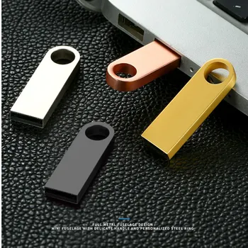 Reālā Jauda 64GB, 32GB 8 GB USB3.0 Metāla USB Flash Drive Mini Memory Stick Pendrive Fotogrāfija Taras Dāvanu(vairāk nekā 10pcs Bezmaksas Logo)