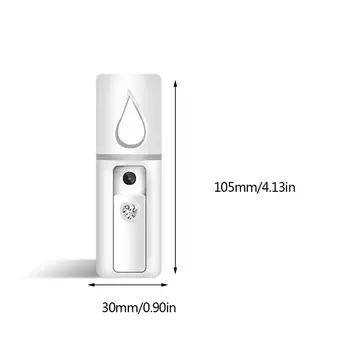 Rokas gaisa mitrinātāju, USB Rechargable Rokas Ūdens Skaitītāju Uzlādes Mini Steamed Seja gaisa mitrinātāju, Portatīvo Izmēra