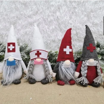 Roku Darbs Pildījumu Rotaļlieta Santa Lelli Gnome Skandināvijas Punduris Rūķu Mājas Piederumi Ziemassvētkos Santa