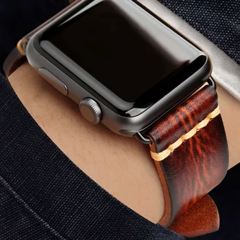 Roku Āda Skatīties Siksnu Nomaiņa Apple Skatīties Joslas 44mm 40mm 42m 38mm Series 5 4 3 2 iWatch Watchband