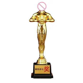 Rotaļlietu Oskars Trofeju Mazo Zelta Statuja Sporta sacensību Amatniecības Darinājumu Svētku Dāvanu K1MA Jaunas