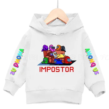 Rudens Džemperis Gadījuma Streetwear daudz apģērbu modeļus Starp Mums Impostor Spēle Drukāts Krekli zēns Hip Hop Zaudēt Hoodies