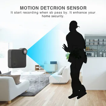 Rīcības Kameras Mini Kameras Sporta Home Security, IP Kameras Bezvadu Smart WiFi Audio Ieraksts Uzraudzības Baby Monitors HD 1080P