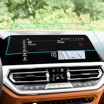 Rūdīta Stikla GPS Navigācijas Ekrāna Aizsargs BMW 3 Sērijas G20 2019-2020 gads