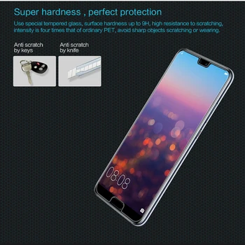 Rūdīta Stikla Huawei P20 Pro NILLKIN Pārsteidzošs H Anti-Sprādziena Huawei P20 Pro Stikla Huawei P20 Pro Screen Protector
