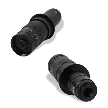 Rūpniecības Video Mikroskopa Kameras objektīva 180 dalās Regulējams fokuss 180X 130X C-MOUNT for HDMI VGA kamera YIZHAN