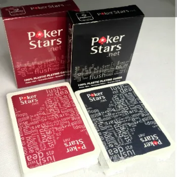 Rūpnīcas Tiešā Plastmasas Poker Jaunu Pokera Zvaigzne Sarkanā un Melnā krāsā PVC Pokera Matēta