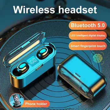 S1 TWS Bezvadu Earbuds Ūdensizturīgs Bluetooth 5.0 Sporta in-Ear Austiņas Ar 2200mAh Uzlādējams Gadījumā