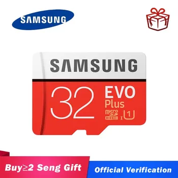 SAMSUNG EVO Plus Atmiņas Karte Micro SD 8 gb un 256 gb 32GB 64GB, 128GB 512 GB mecard Micro sd Class 10 UHS TF Flash Atmiņas par gopro