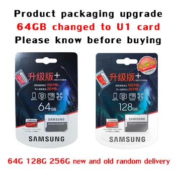 SAMSUNG EVO Plus Atmiņas Karte Micro SD 8 gb un 256 gb 32GB 64GB, 128GB 512 GB mecard Micro sd Class 10 UHS TF Flash Atmiņas par gopro