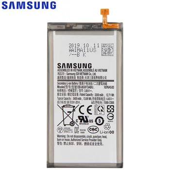 SAMSUNG Oriģinālā Akumulatora EB-BG973ABE EB-BG973ABU Samsung GALAXY S10 Galaxy S10 X S10X SM-G973F SM-G9730 G9730 G973 3400mAh