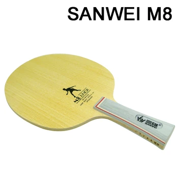 SANWEI M8 Profesionālo 5 koka Galda Teniss Asmens/ ping pong asmens/ galda teniss bat