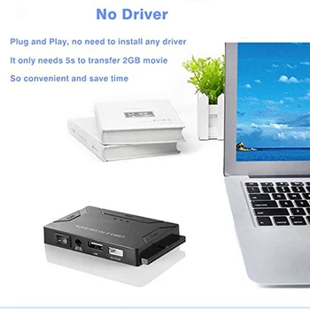 SATA Combo USB, IDE, SATA Adapteri Cieto Disku SATA lai USB3.0 Datu Pārsūtīšanas Pārveidotājs 2.5/3.5/5.25 Optiskā Diska HDD, SSD