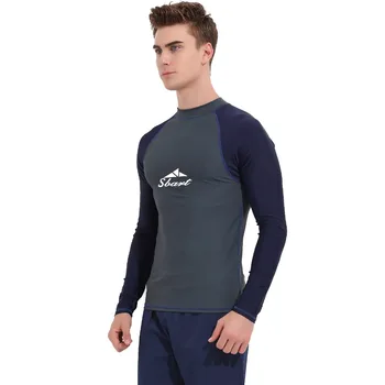 SBART 2019 Vīriešiem Sauļošanās Sērfošanas apģērbu āra snorkeling apģērbu long piedurknēm saule medūzas peldkostīmu izsitumi sargi Sērfošanu