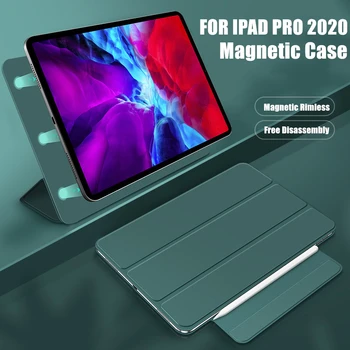 SCHANGE Magnētisko Lietā par iPad Pro 11 Lieta 2020. Gadam Trīs Reizes Aizsargātu Vāks iPad Pro 11 12.9 2020. gadam ar Magnētisko Zīmuļu Turētājs