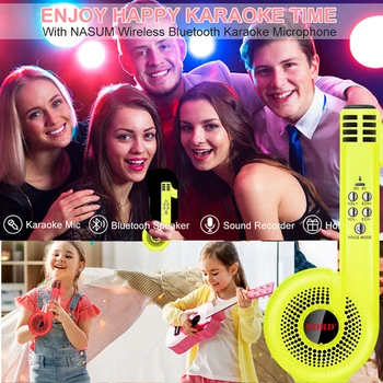 SD106 Portatīvo Bezvadu Rokas Mikrofons Karaoke Mašīna Uz Ziemassvētkiem Mājās, Dzimšanas dienas svinības Balss Disguiser Karaoke Mikrofons