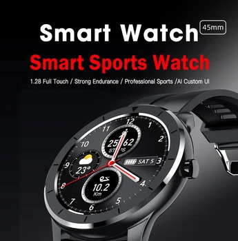 SENORS SN30 Smart Skatīties Vīrieši Sievietes Smartwatch Pedometrs miega uzraudzības Sirdsdarbības Ātrums, asinsspiediens Smart Skatīties Uz IOS Android