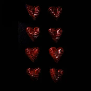 SHENHONG Valentīna Sirds Šokolādes Pelējuma Polikarbonāta Cepšanas Veidnes 3D Caurvij Mīlestība Šokolādes Pelējuma Konfektes Pelējuma Cepšanas Rīki