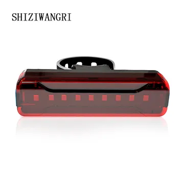 SHIZIWANGRI 2600mAh LED Taillight Velosipēdu USB Lādējamu Drošības Brīdinājuma Gaismas Velosipēds Aizmugures Gaismas Lukturīti