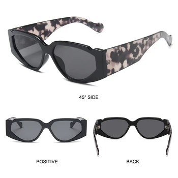 SIMPRECT Nelielu Kaķu Acu Saulesbrilles Sieviešu Ir 2021. Modes Retro Leopard Saules Brilles Zīmolu, Dizaineru, Vintage UV400 Toņos Sievietēm