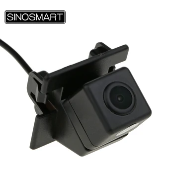 SINOSMART pasūtot Automašīnu Atpakaļgaitas Parkošanās Kamera Mazda 2 2016 Hečbeks (5 Durvis) Uzstādīt Rūpnīcas Oriģinālā Kameras Caurums