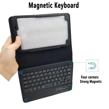 SM-T280 SM-T285 Vāciņu, Noņemiet Bluetooth Keyboard Case for Samsung Galaxy Tab A6 7.0 7 collu līdz 2016. T280 T285 Gadījumā ar Tastatūras
