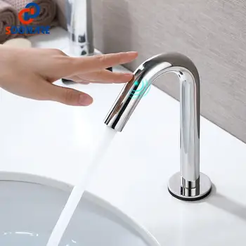 SOGANRE Touch Kontroli Baseina Jaucējkrāni Nerūsējošā Tērauda Touch Sensora Jūtīgas Vannas Jaucējkrāns Jaunu Dizainu, Smart Touch Ūdens Krāna