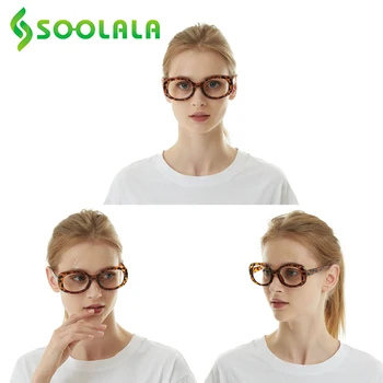 SOOLALA 2gab Kārta Anti Zilā Gaisma Lasīšanas Brilles Sievietēm Brilles Rāmis Tālredzīgs Presbyopic Lasītāji Lasīšanas Brilles Jaunu +0.5