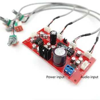 SOTAMIA LM1036 Signālu Preamp Pastiprinātāju Audio Valdes Treble Bilances Apjoms, Kontroles Korekcija NE5532 OP AMP HIFI Preamplifier