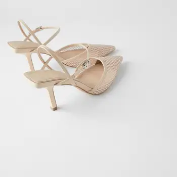 SOUTHLAND Jaunu acu sievietes kleitu kurpes augstpapēžu sprādzes sieviešu sandales sandales ar siksniņām