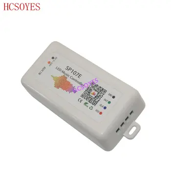 SP107E, WIFI, Bluetooth Pikseļu IC SPI Mūzika LED Kontrolieris ar Phone WS2812 SK6812 SK9822 RGBW APA102 LPD8806 Sloksnes DC5-24V
