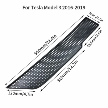 SPEEDWOW Gaisa Kondicionēšanas Auto Gaisa Ieplūdes Aizsardzības Vāciņu nepievelk putekļus Anti-netīrs Gaisa Attīrīšanas Par Tesla Model 3 2017 2018 2019